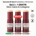 Set 3× Stick Anti-Età Calcio & Collagene